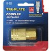 Tru-Flate Brass Quick Change Coupler 1/4 in. FPT 1 pc 13235